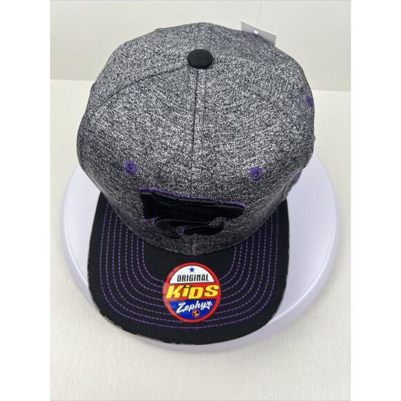 Zephyr NCAA Kansas State‎ Wildcats Children Boys Snapback Cap Hat Adjustable NWT - Picture 6 of 7